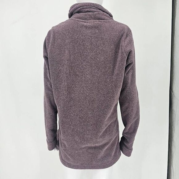 Nike Funnel Neck Fleece Pullover Jacket Purple L - Picture 2 of 6